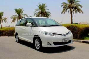 Rent a Toyota Previa with driver in dubai
